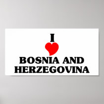 I Love Bosnia and Herzegovina Poster