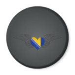 I Love Bosnia and Herzegovina -wings Fridge Magnet