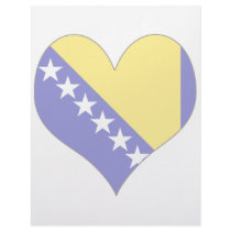 I Love Bosnia Herzegovina Letterhead Design