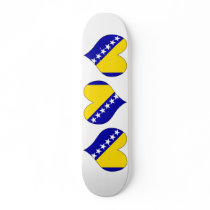 I Love Bosnia Herzegovina Skate Board