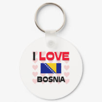 I Love Bosnia keychains by tshirtshirts I Love Bosnia keychains