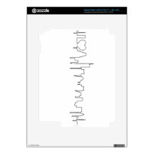 I love Boston in an extraordinary ecg style Decals For iPad 3