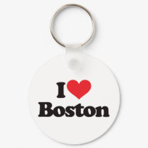 I Love Boston keychains