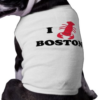 I love Boston Lobster petshirt