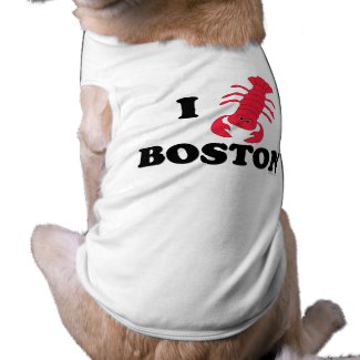 I love Boston Lobster petshirt