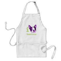 I Love Bostons! aprons by jupiterkitten I Love Bostons! aprons