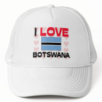I Love Botswana hats