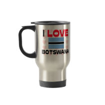 I Love Botswana mugs