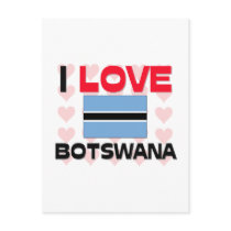 I Love Botswana postcards