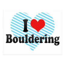 I Love Bouldering Postcard