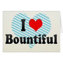 I Love Bountiful, United States Cards