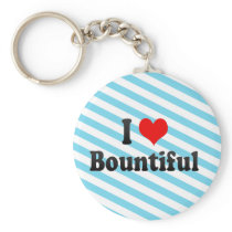 I Love Bountiful, United States Key Chain