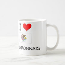 I Love BOURBONNAIS Illinois Mug