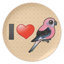 I Love Bourkies Party Plates