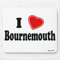 I Love Bournemouth Mousepad