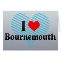 I Love Bournemouth, United Kingdom Cards