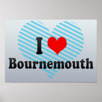 I Love Bournemouth, United Kingdom Posters