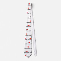 I Love Bournemouth, United Kingdom Neck Ties
