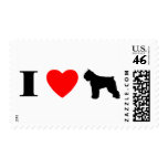 I Love Bouviers des Flandres Stamps