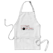 I Love Bowling Apron
