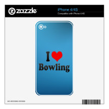 I love Bowling Decals For The iPhone 4S