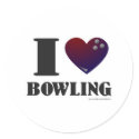 I love Bowling stickers by Anotherfort I love Bowling stickers
