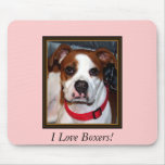 I Love Boxer Collection Mouse Pad I Love Boxer Collection Mouse Pad