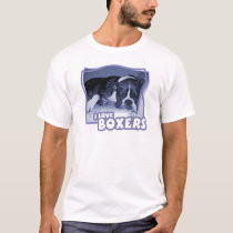 I LOVE BOXERS t-shirts