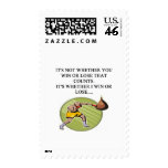 i love boxing boxer design postage