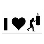 I Love Boxing Business Card