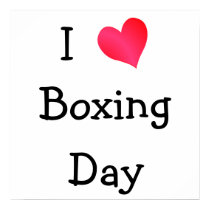 I Love Boxing Day posters by definingyou I Love Boxing Day posters
