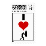 I Love Boxing (Vertical) postage