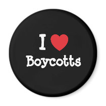 I love Boycotts heart custom personalized magnets
