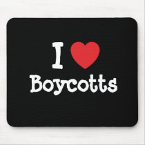 I love Boycotts heart custom personalized mousepads by funnycustomtshirts I love Boycotts heart custom personalized mousepads