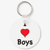 I Love Boys Keychain by edissler I Love Boys Keychain