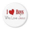 I Love Boys magnets by cooltees I Love Boys magnets