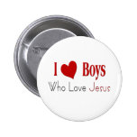 I Love Boys Pins