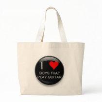 I Love Boys That Play Guitar handbag by Hfrazee I Love Boys That Play Guitar handbag