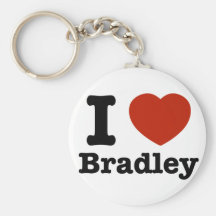 I love Bradley Key Chain
