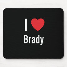 I love Brady Mouse Mats