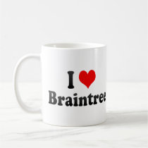 I Love Braintree, United States mugs