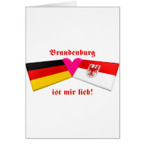 I Love Brandenburg ist mir lieb cards by Vexillophile I Love Brandenburg ist mir lieb cards