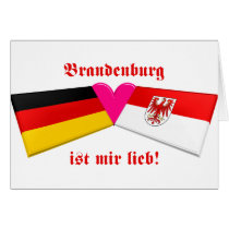 I Love Brandenburg ist mir lieb cards by Vexillophile I Love Brandenburg ist mir lieb cards