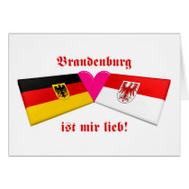 I Love Brandenburg ist mir lieb cards by Vexillophile I Love Brandenburg ist mir lieb cards