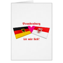 I Love Brandenburg ist mir lieb cards by Vexillophile I Love Brandenburg ist mir lieb cards
