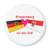 I Love Brandenburg ist mir lieb magnets by Vexillophile I Love Brandenburg ist mir lieb magnets