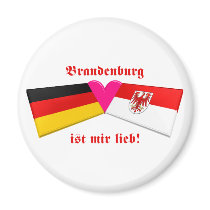 I Love Brandenburg ist mir lieb magnets by Vexillophile I Love Brandenburg ist mir lieb magnets