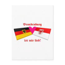 I Love Brandenburg ist mir lieb postcards by Vexillophile I Love Brandenburg ist mir lieb postcards