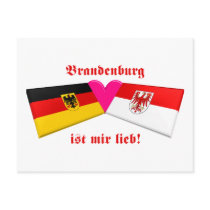 I Love Brandenburg ist mir lieb postcards by Vexillophile I Love Brandenburg ist mir lieb postcards