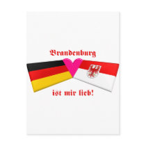 I Love Brandenburg ist mir lieb postcards by Vexillophile I Love Brandenburg ist mir lieb postcards